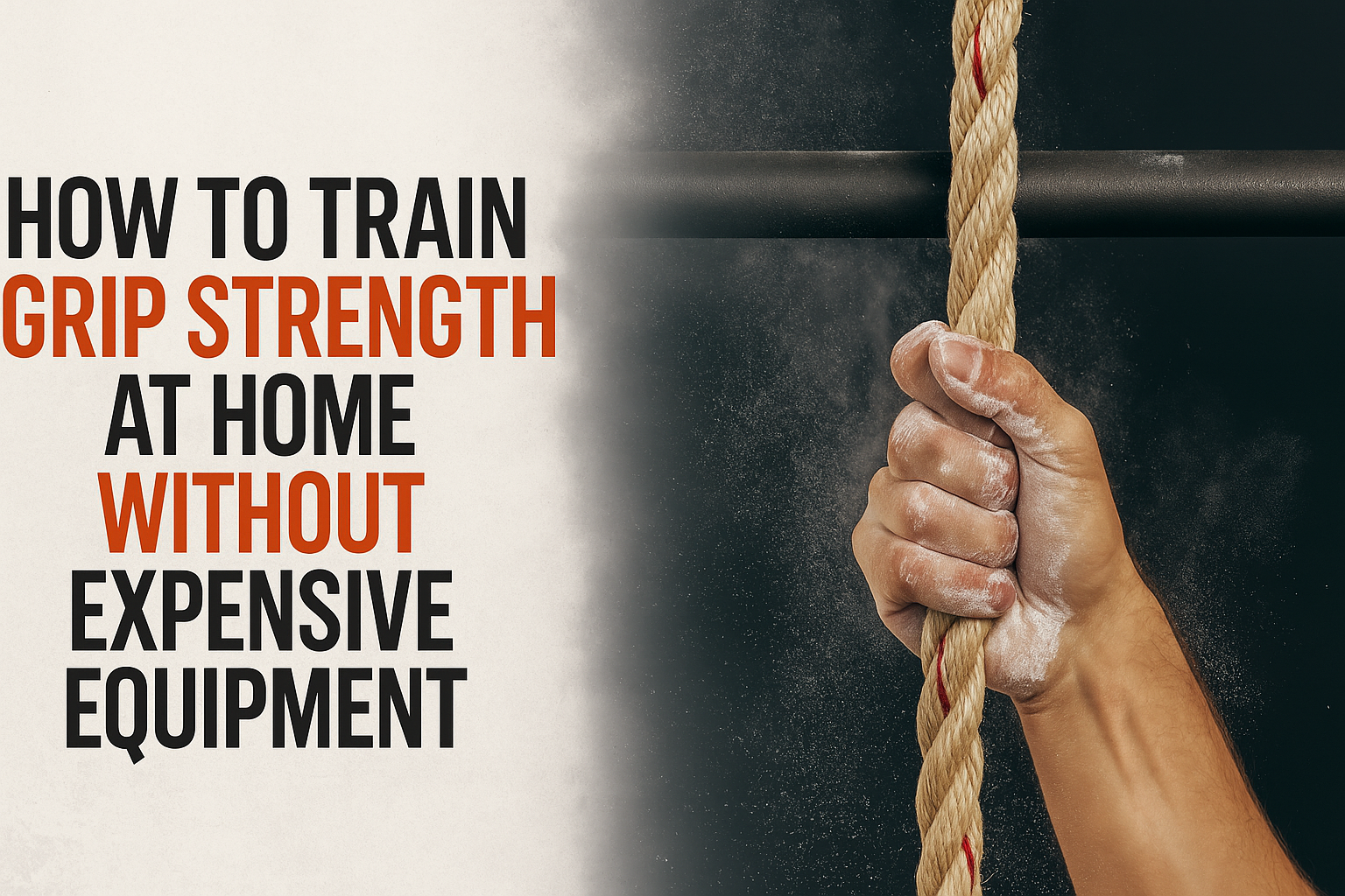 How to Train Grip Strength at Home Without Expensive Equipment
