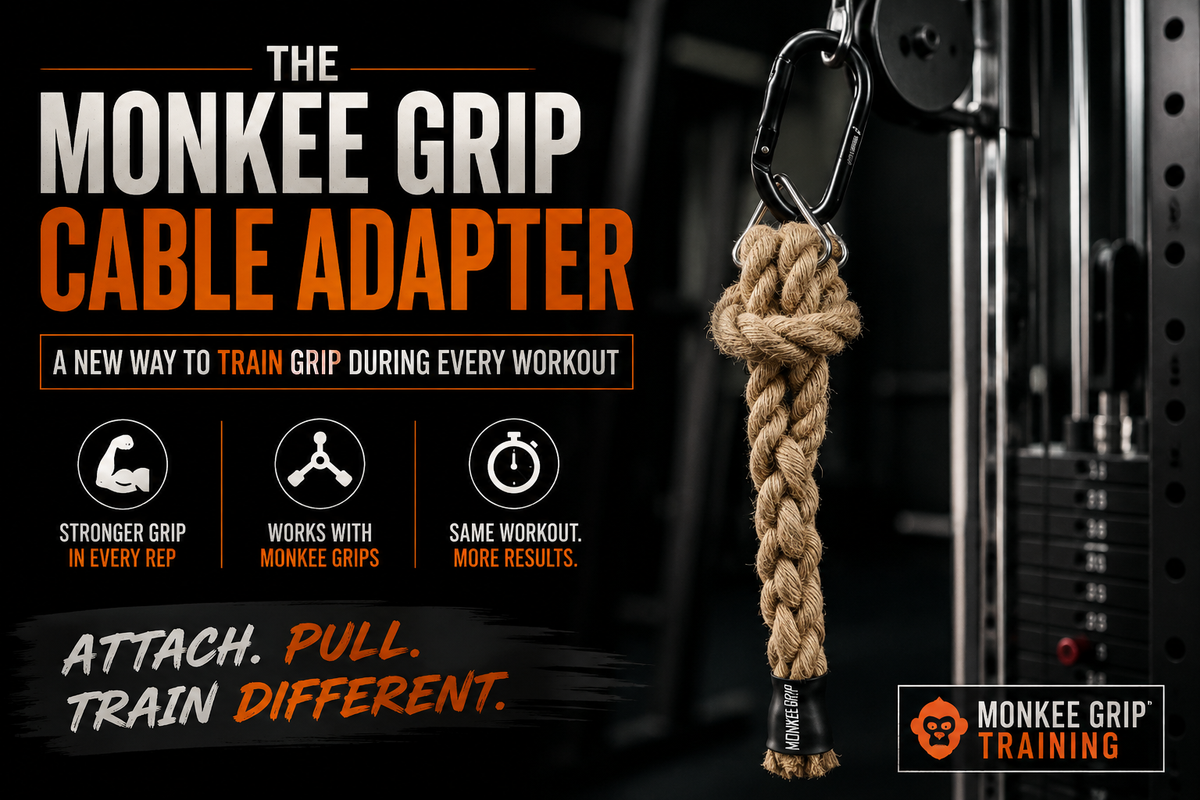 The Monkee Grip Cable Adapter: A New Way to Train Grip During Every Workout