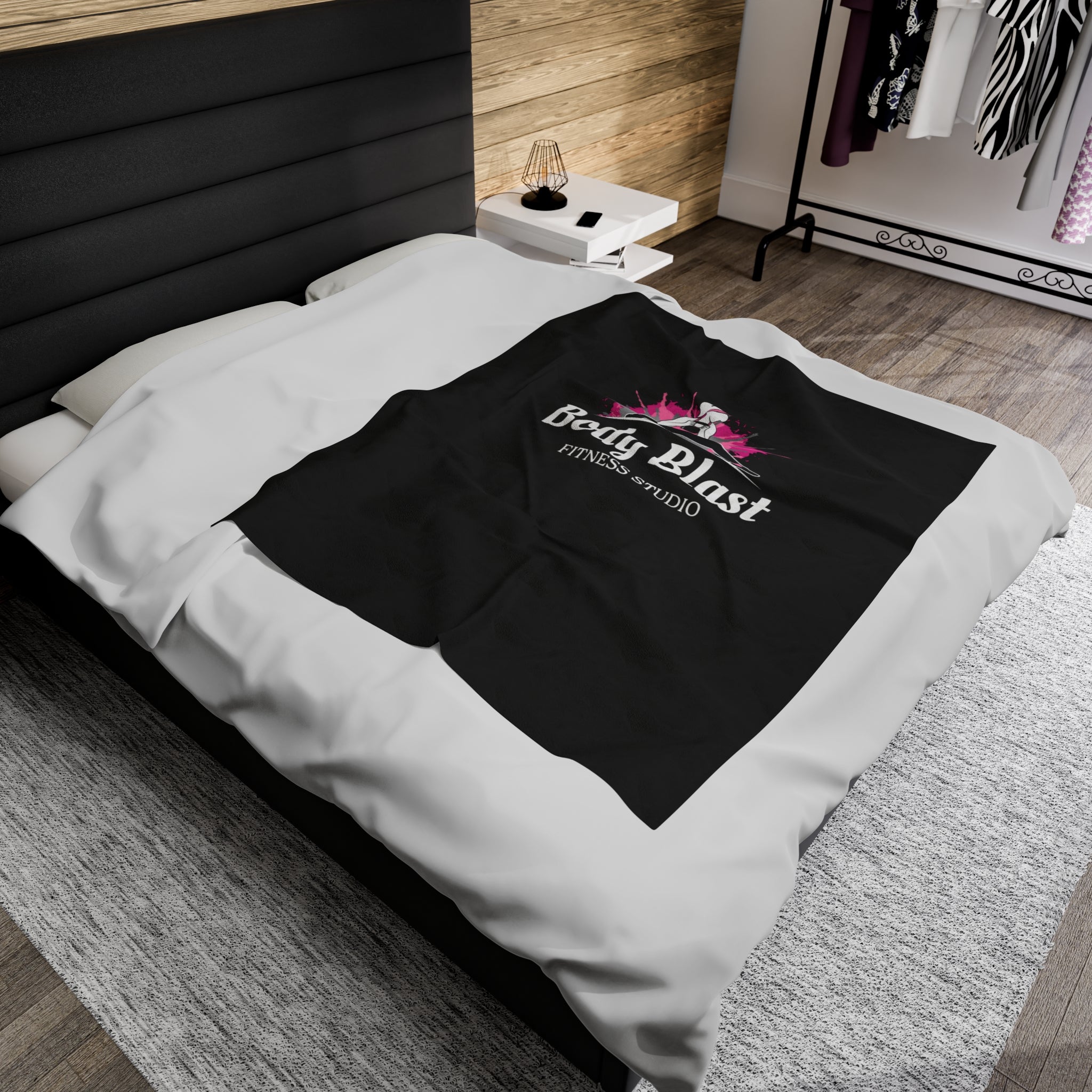 Velveteen Body Blast Plush Blanket