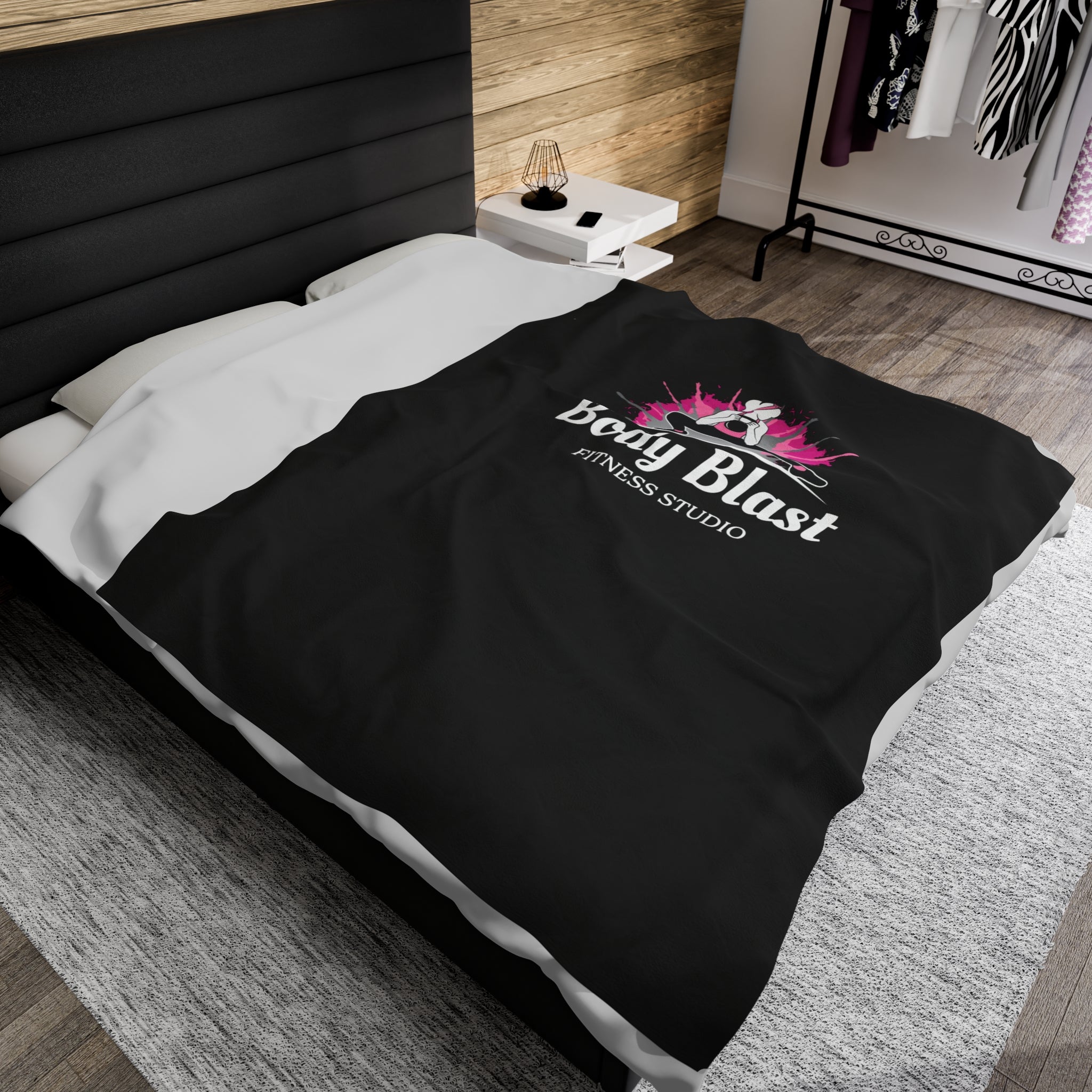 Velveteen Body Blast Plush Blanket