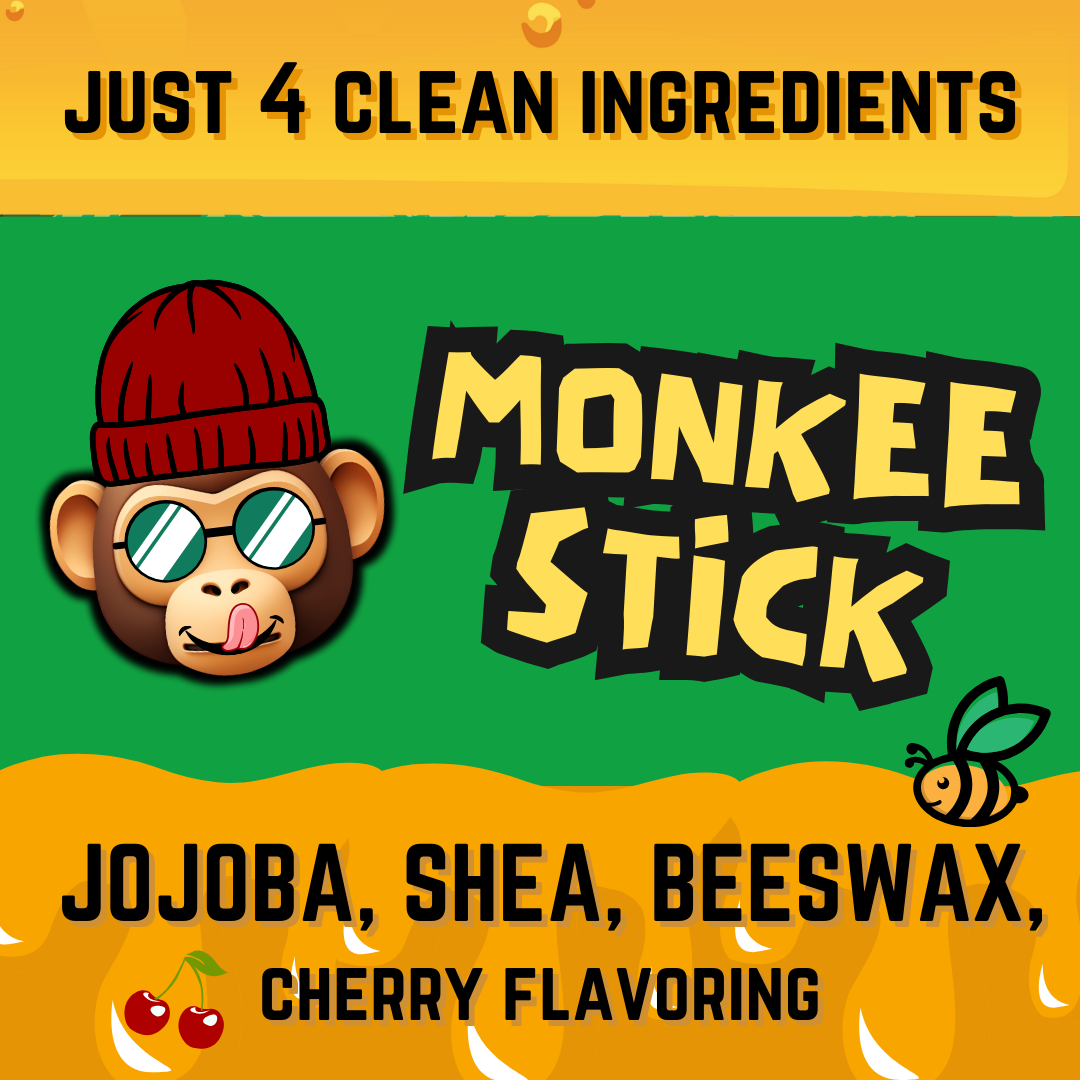 Monkee Stick - Cherry Lip Balm - Free USA Shipping + 30% OFF SALE