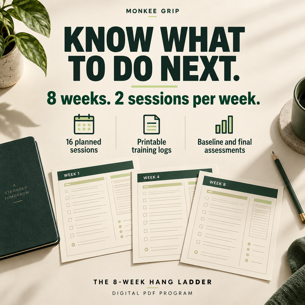 The Monkee Grip 8-Week Hang Ladder (Digital Training Program)